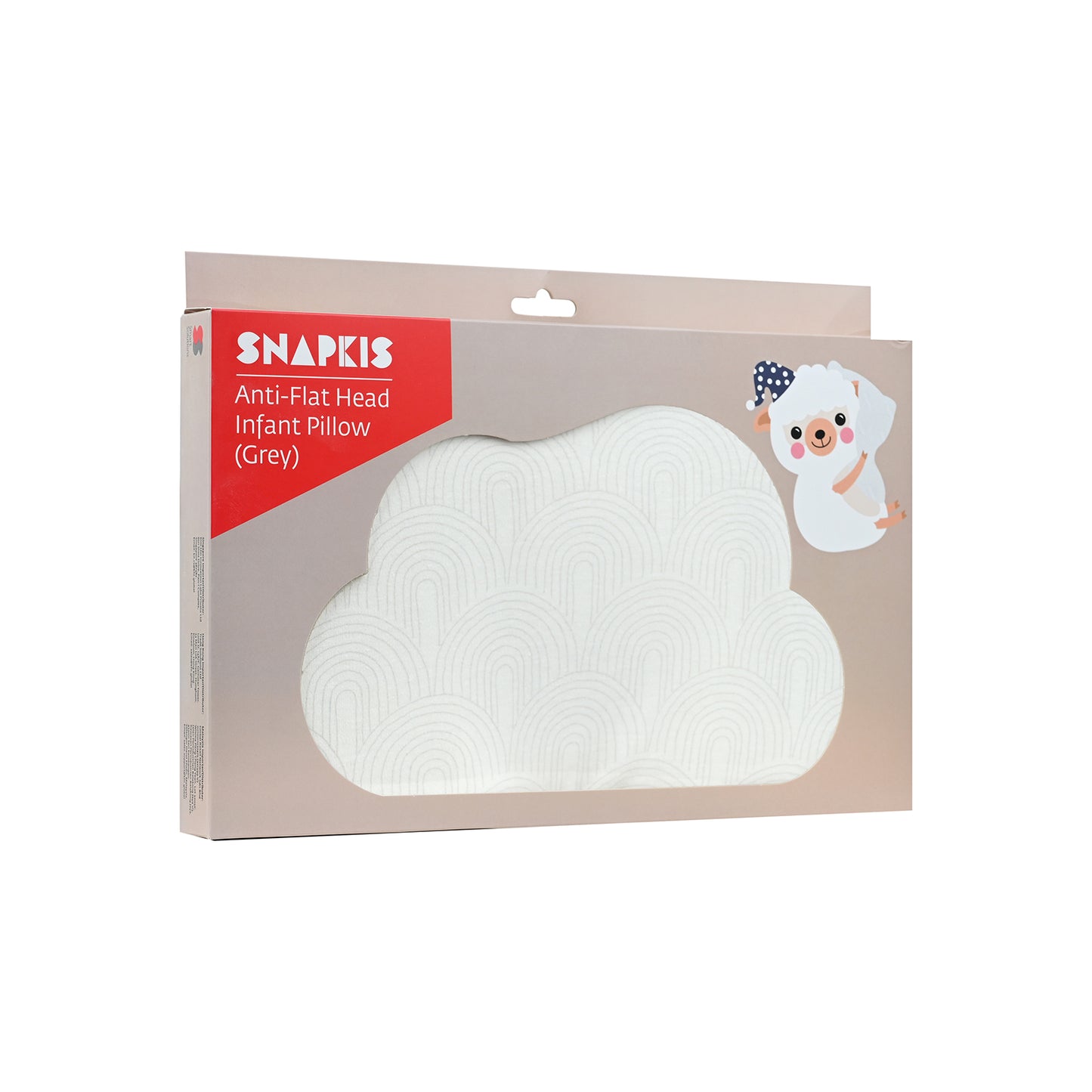 Anti Flat Head Pillow with Removable Cover