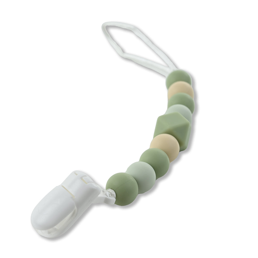 Silicone Teether & Pacifier Clip