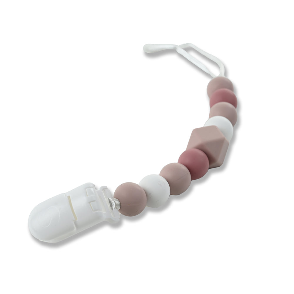 Silicone Teether & Pacifier Clip