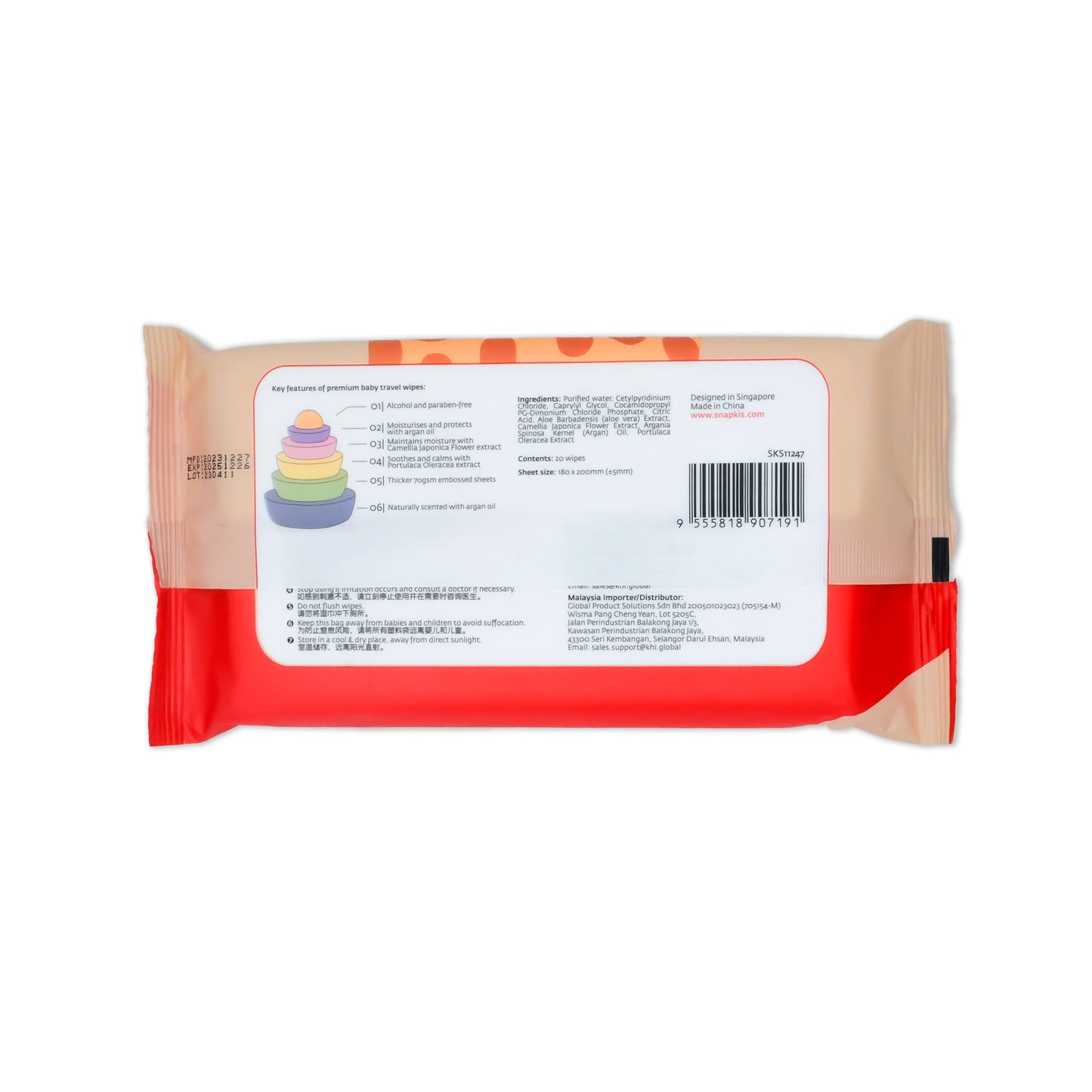 Premium Baby Travel Wipes