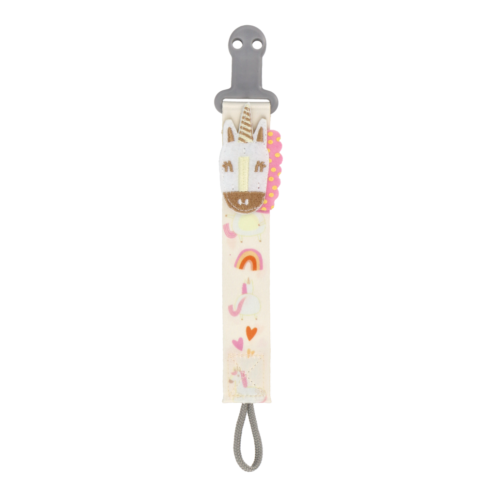 2-in-1 Pacifier & Teether Clip - Unicorn 2