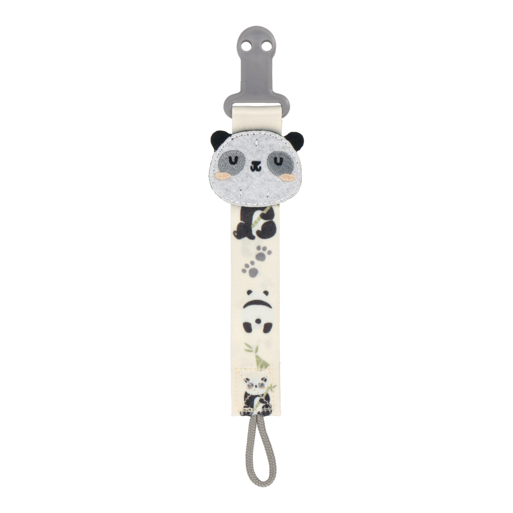 2-in-1 Pacifier & Teether Clip - Panda 2