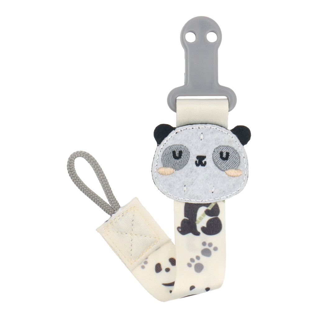 2-in-1 Pacifier & Teether Clip - Panda 2