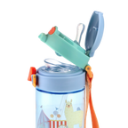 Kids Tritan Dual-Drinking Water Bottle 600ml - Llama