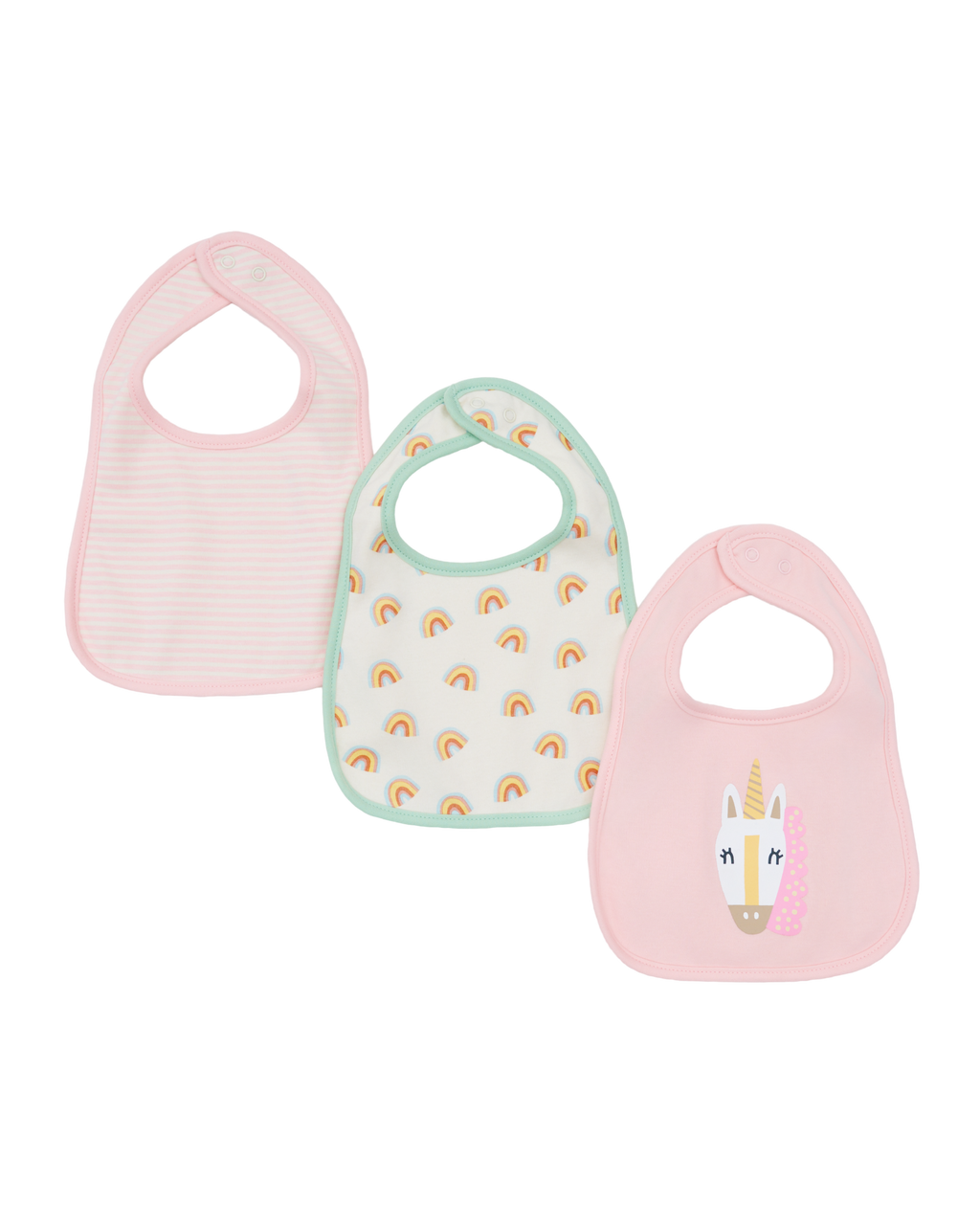 Everyday Bib Set (3 Pack) - Unicorn
