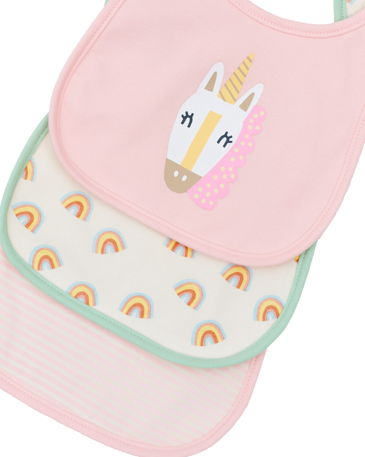 Everyday Bib Set (3 Pack) - Unicorn