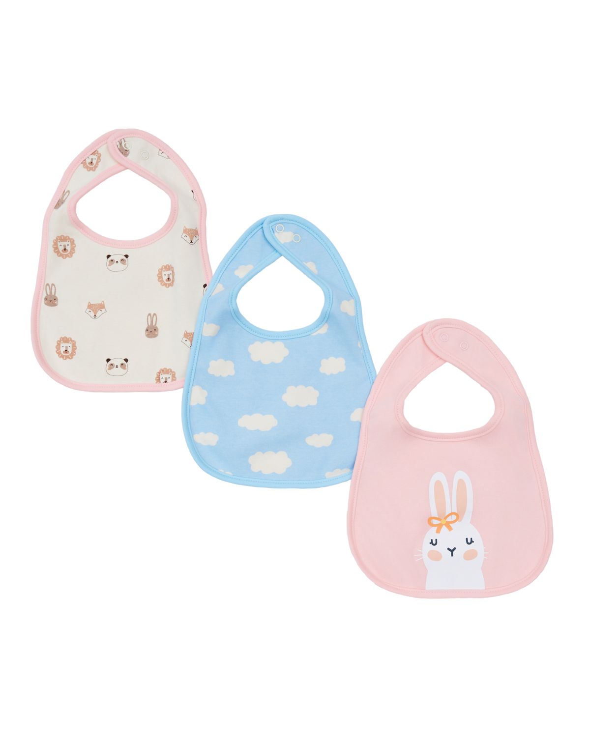 Everyday Bib Set (3 Pack) - Bunny