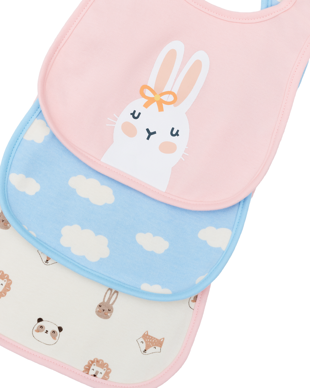 Everyday Bib Set (3 Pack) - Bunny