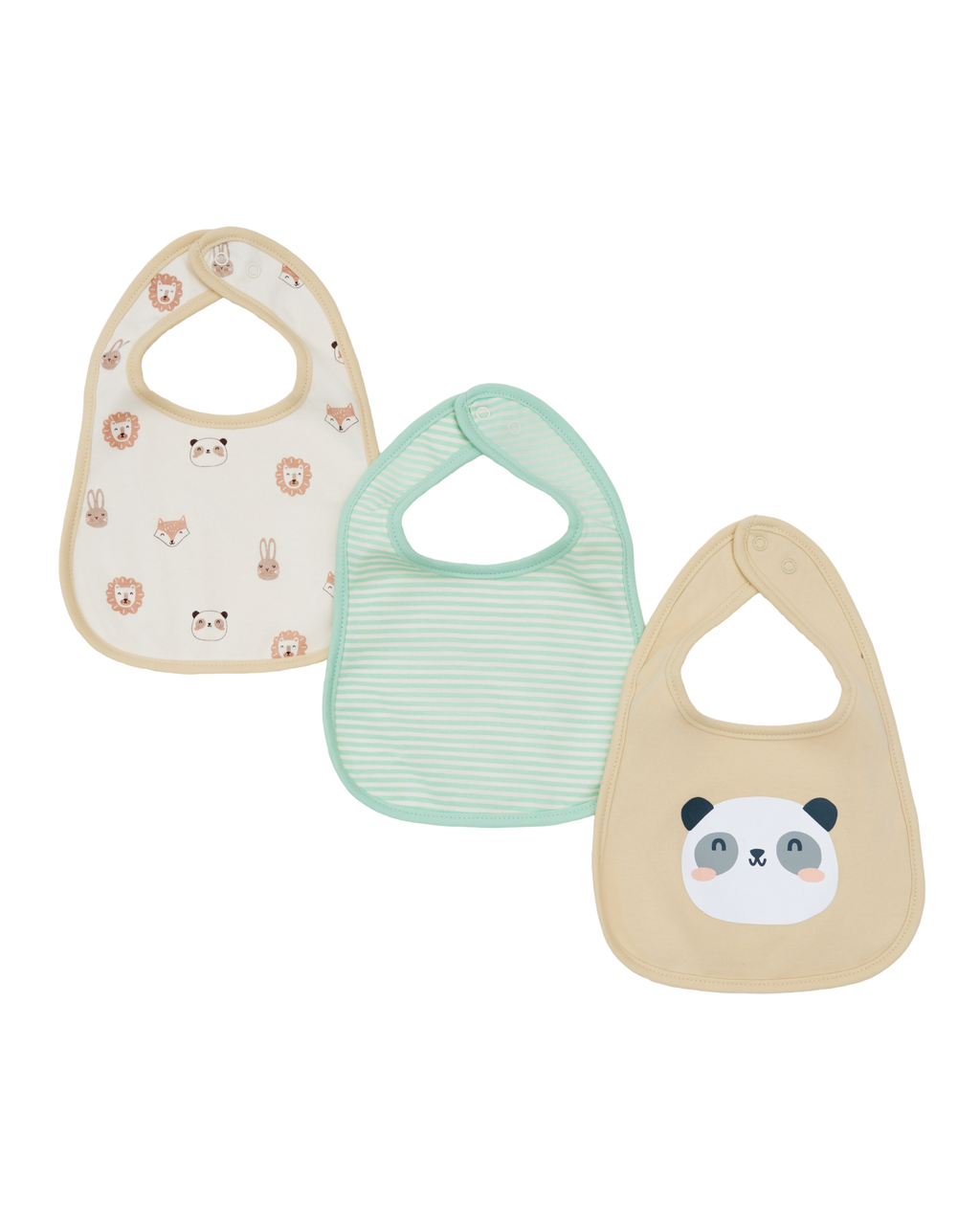 Everyday Bib Set (3 Pack) - Panda