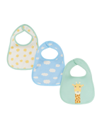 Everyday Bib Set (3 Pack) - Giraffe