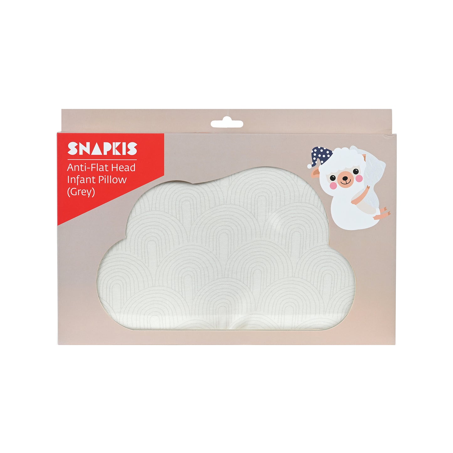 Anti Flat Head Pillow with Removable Cover