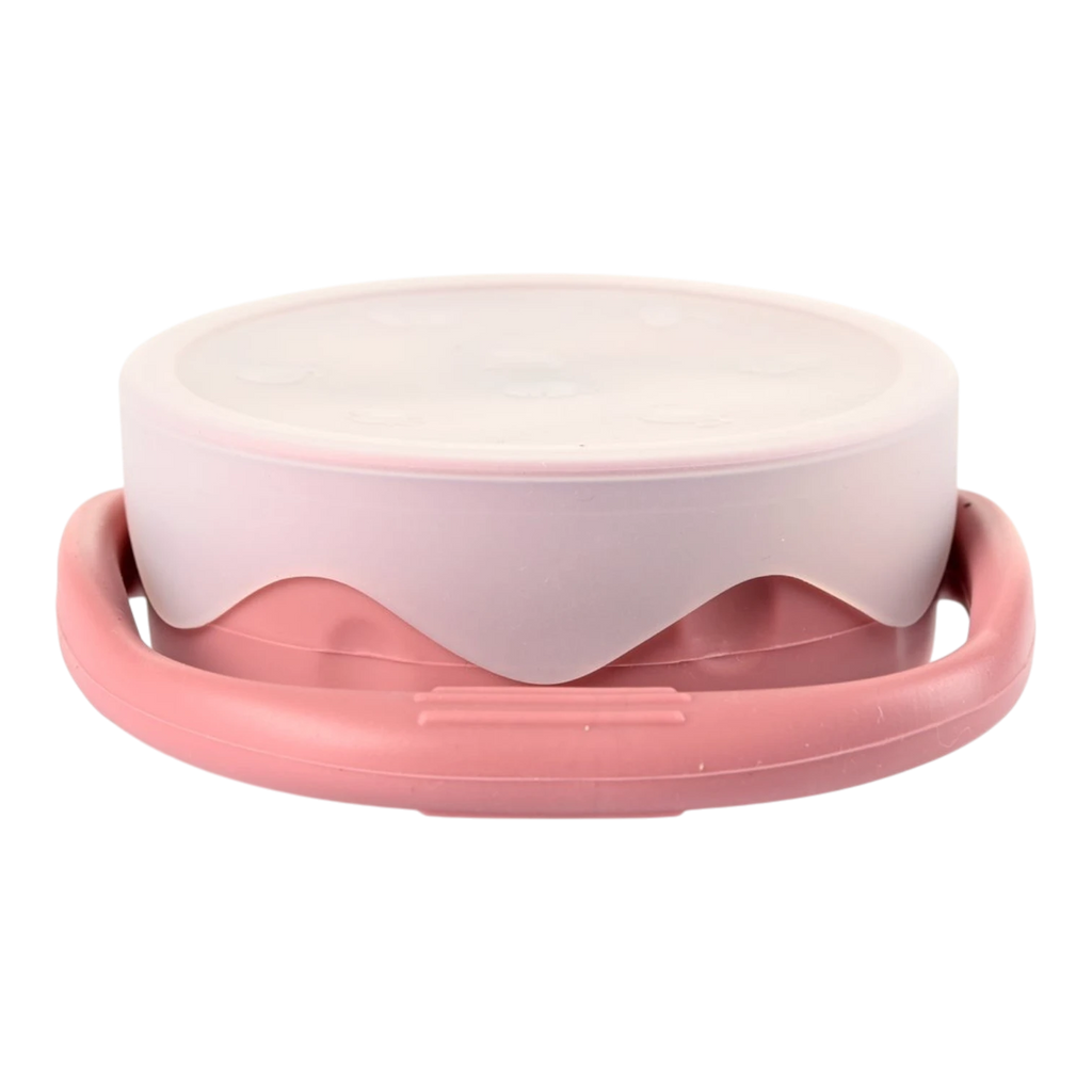 Collapsible Silicone Snack Cup - Dark Pink