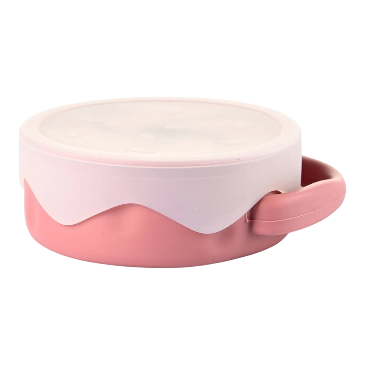 Collapsible Silicone Snack Cup - Dark Pink