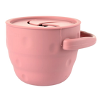 Collapsible Silicone Snack Cup - Dark Pink