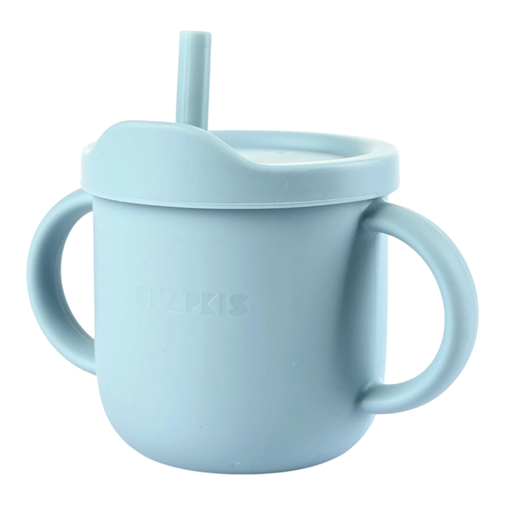 Silicone Transition Cup - Dusty Blue