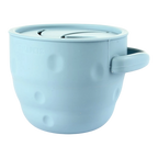 Collapsible Silicone Snack Cup - Dusty Blue