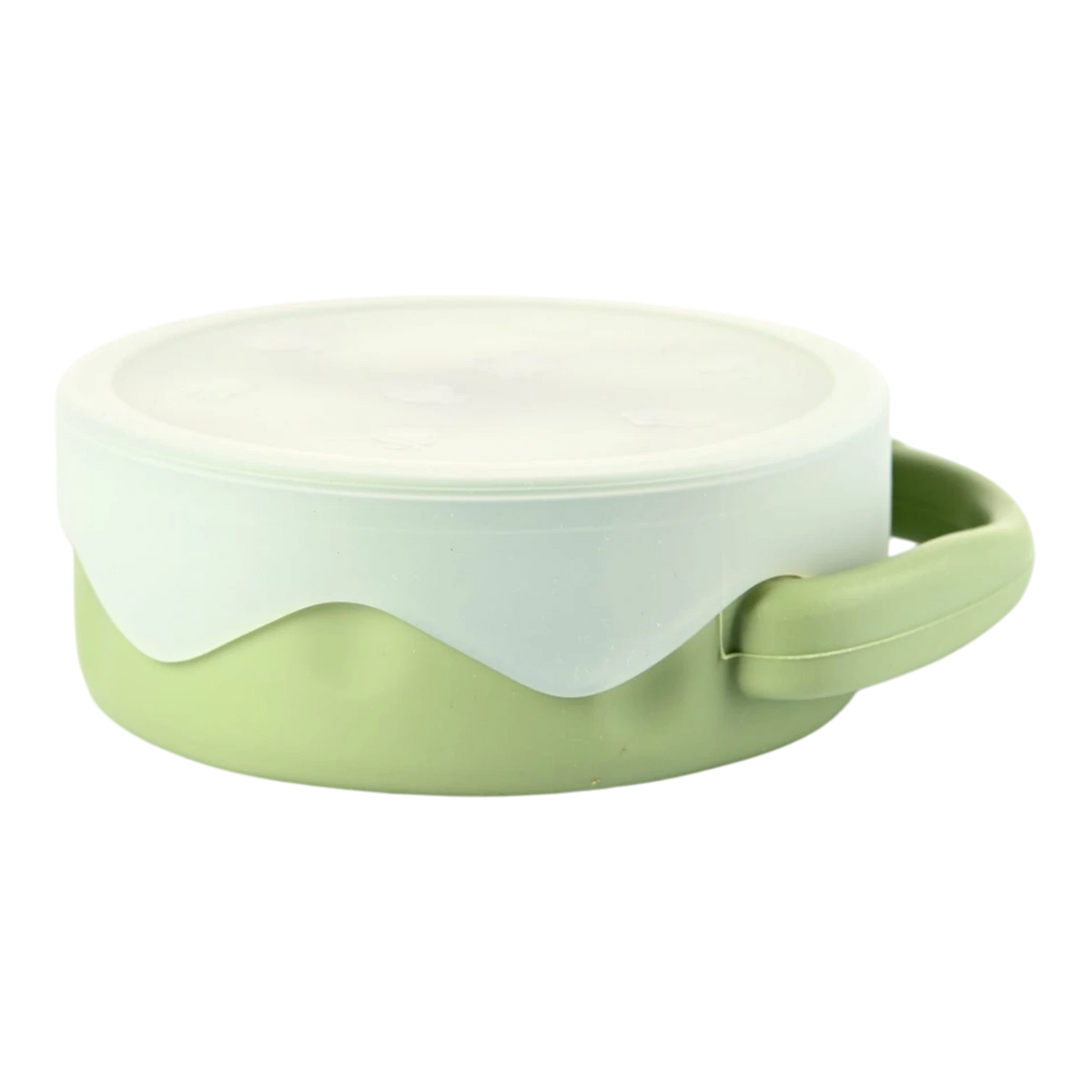 Collapsible Silicone Snack Cup - Olive