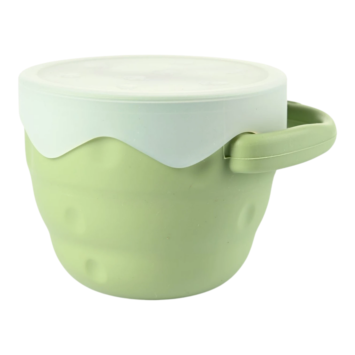 Collapsible Silicone Snack Cup - Olive