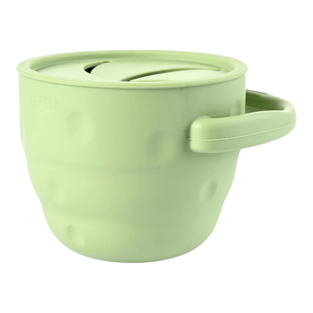 Collapsible Silicone Snack Cup - Olive
