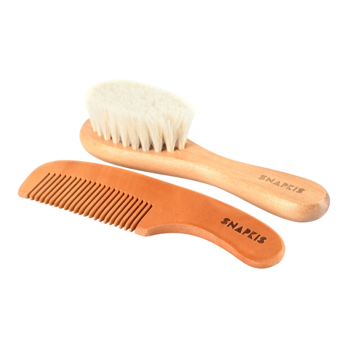 Baby Wooden Brush & Comb Set