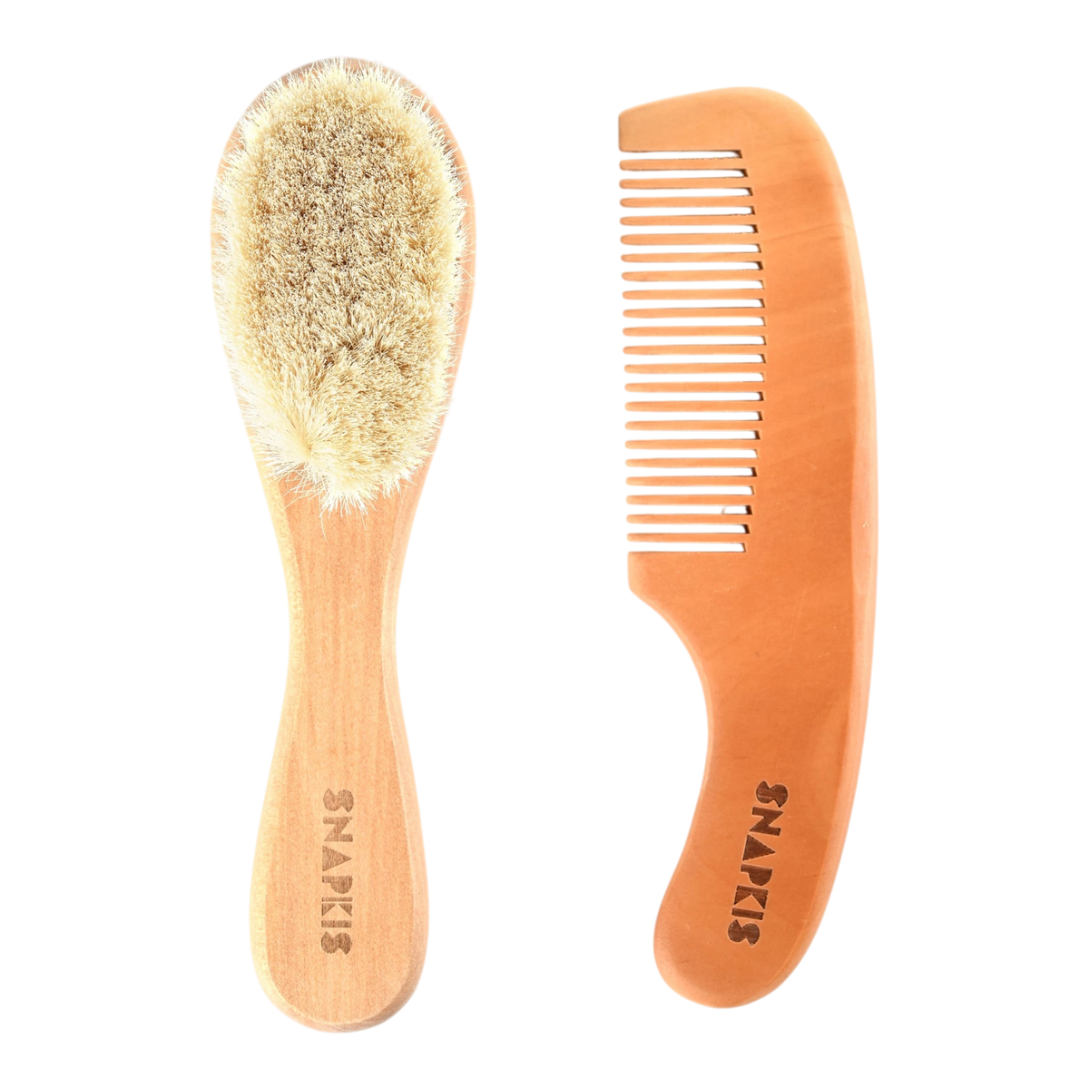 Baby Wooden Brush & Comb Set