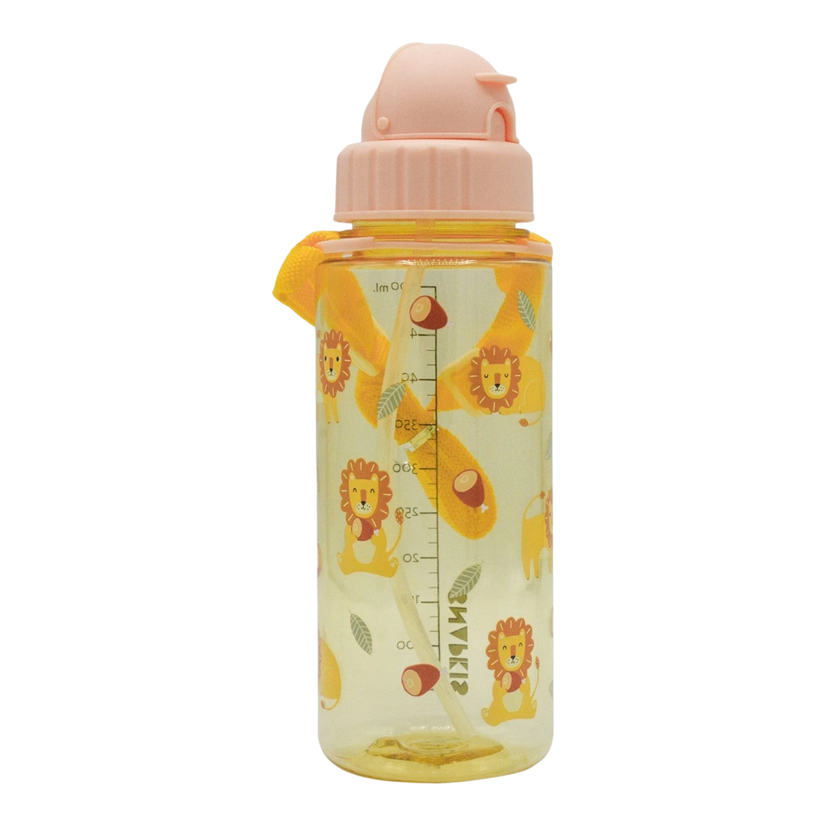 Kids Tritan Water Bottle 500ml - Lion