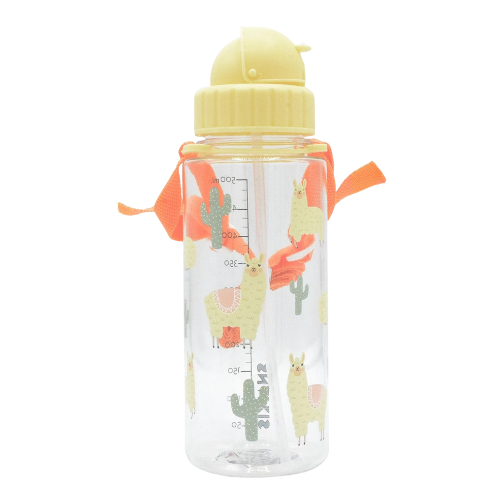 Kids Tritan Water Bottle 500ml - Llama