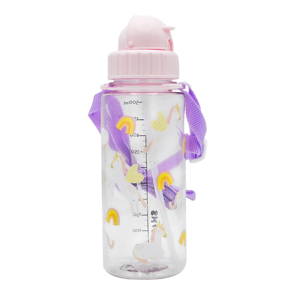 Kids Tritan Water Bottle 500ml - Unicorn
