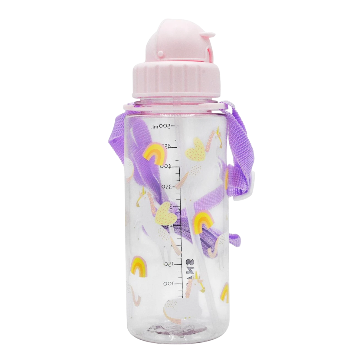 Kids Tritan Water Bottle 500ml - Unicorn