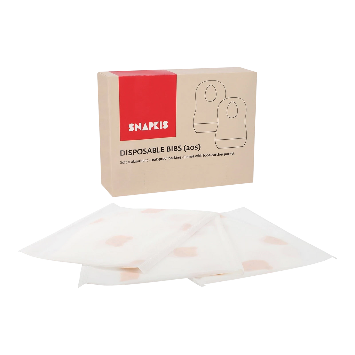 Disposable Bib (20S) - Bear