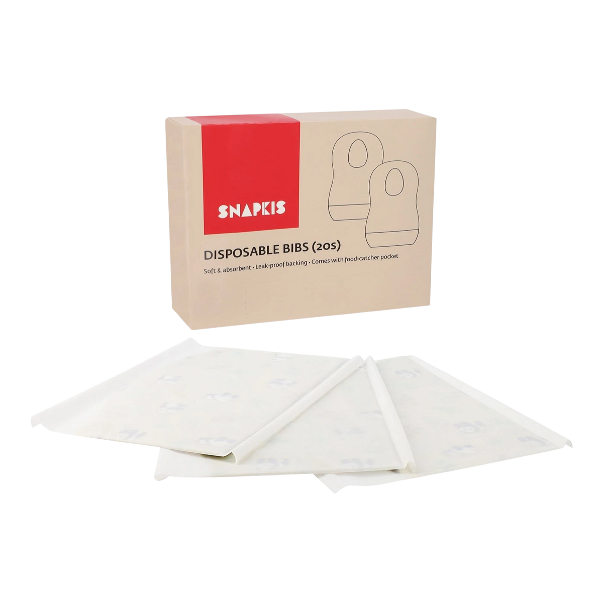 Disposable Bib (20S) - Panda