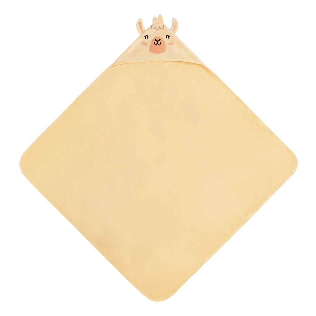 2-In-1 Hooded Towel (V3) - Llama