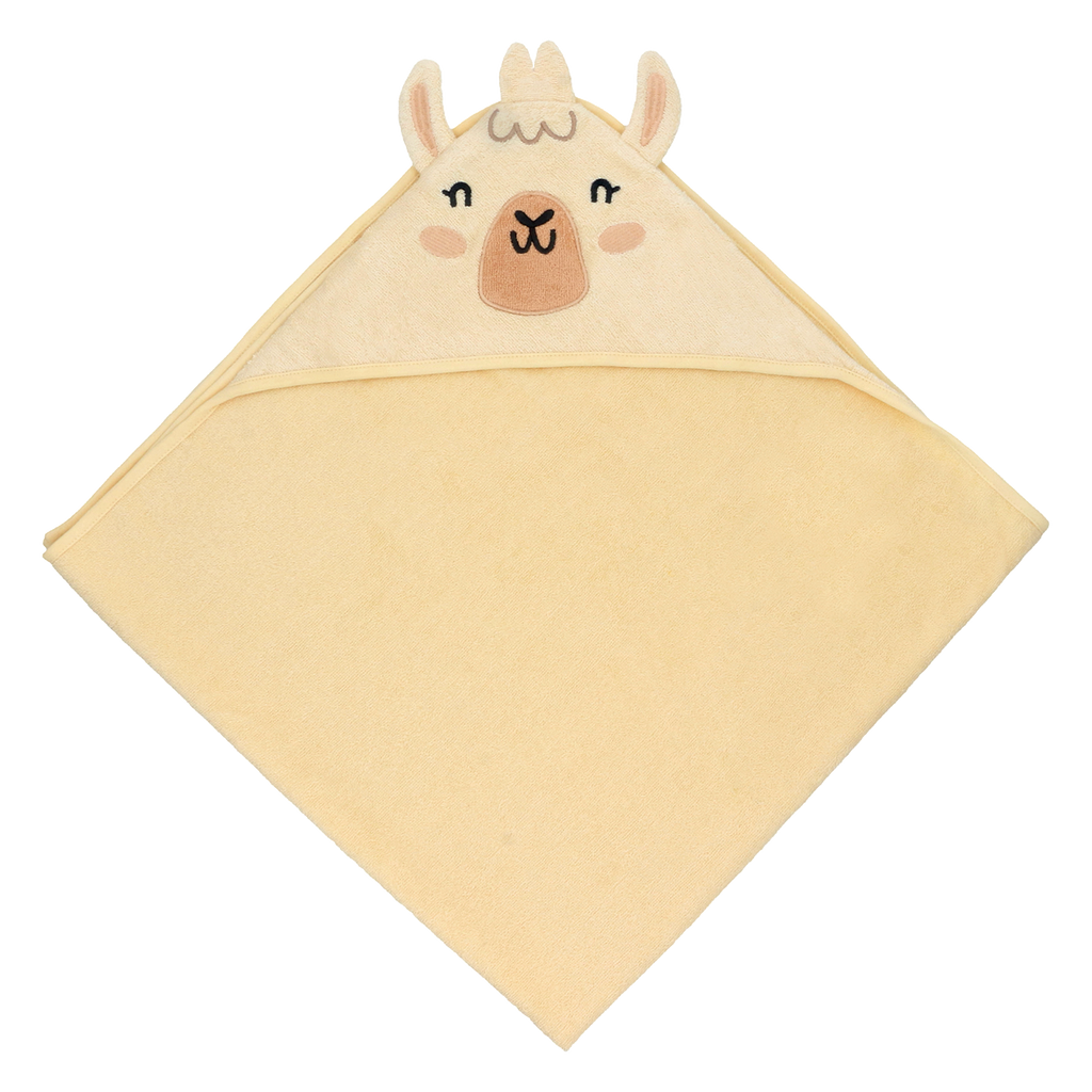 2-In-1 Hooded Towel (V3) - Llama
