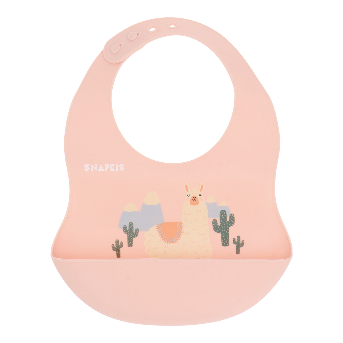 Oh-So-Soft Silicone Bib (Version 2) - Llama V2