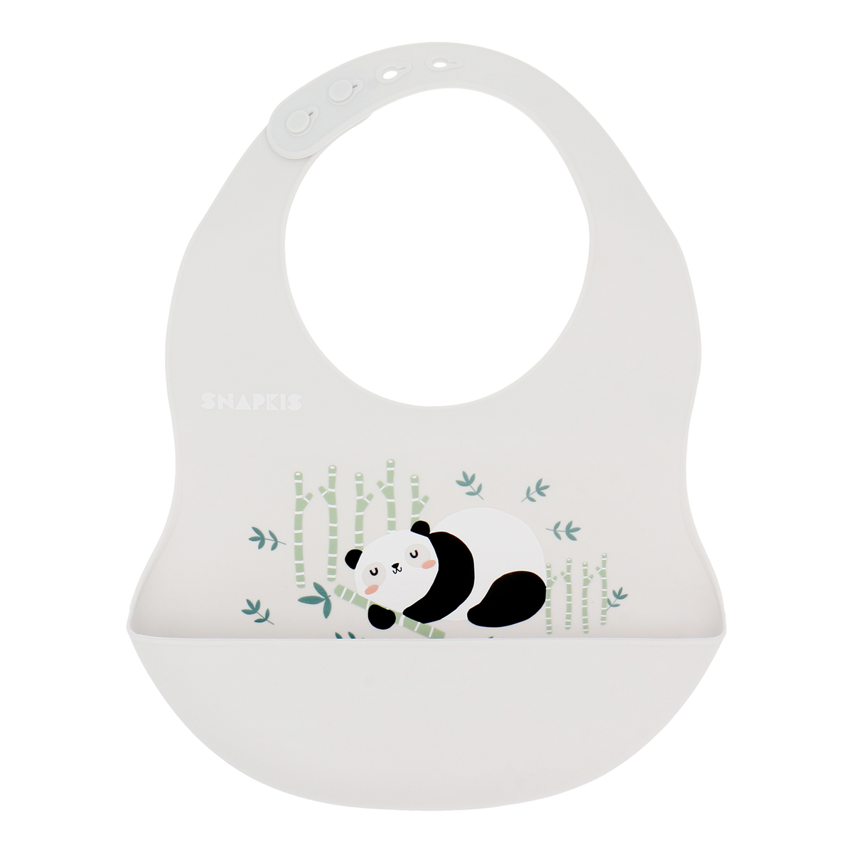 Oh-So-Soft Silicone Bib (Version 2) - Panda V2
