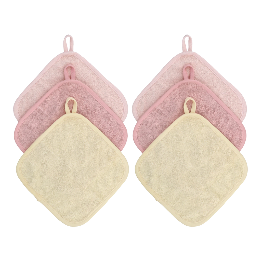 Face Washcloth (6 Pack) - Blush
