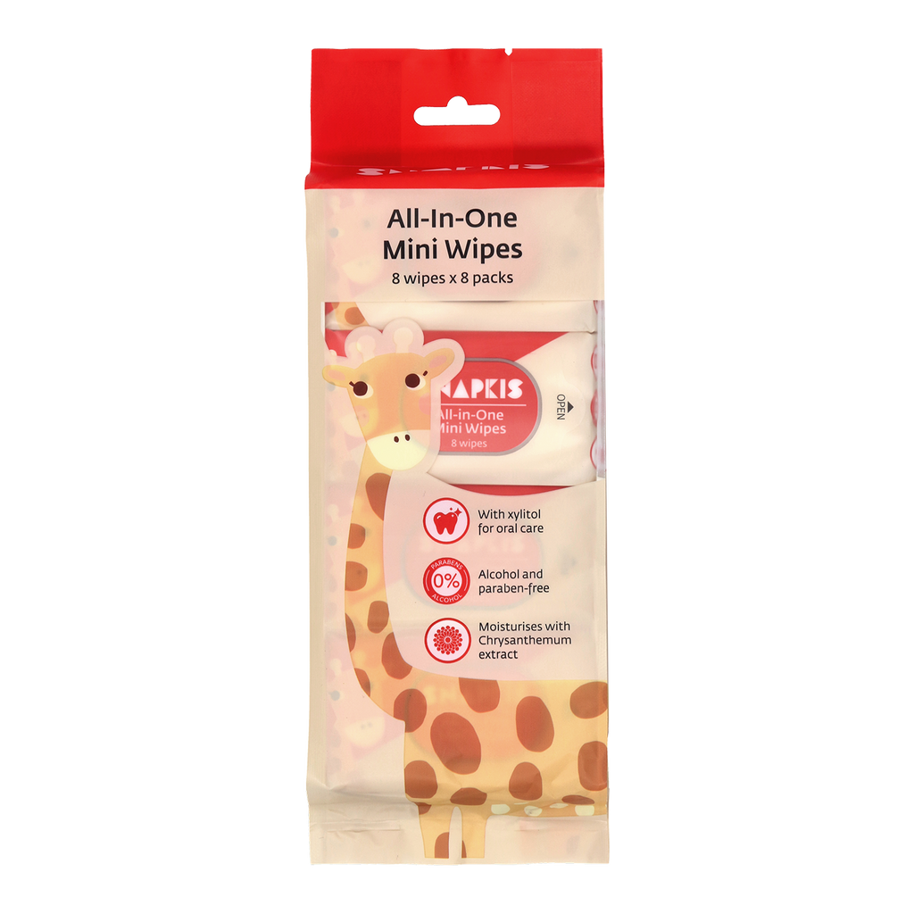 All-In-One Mini Wipes 8pc x 8 Pack