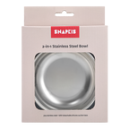 2-In-1 Stainless Steel Bowl - Steel Blue