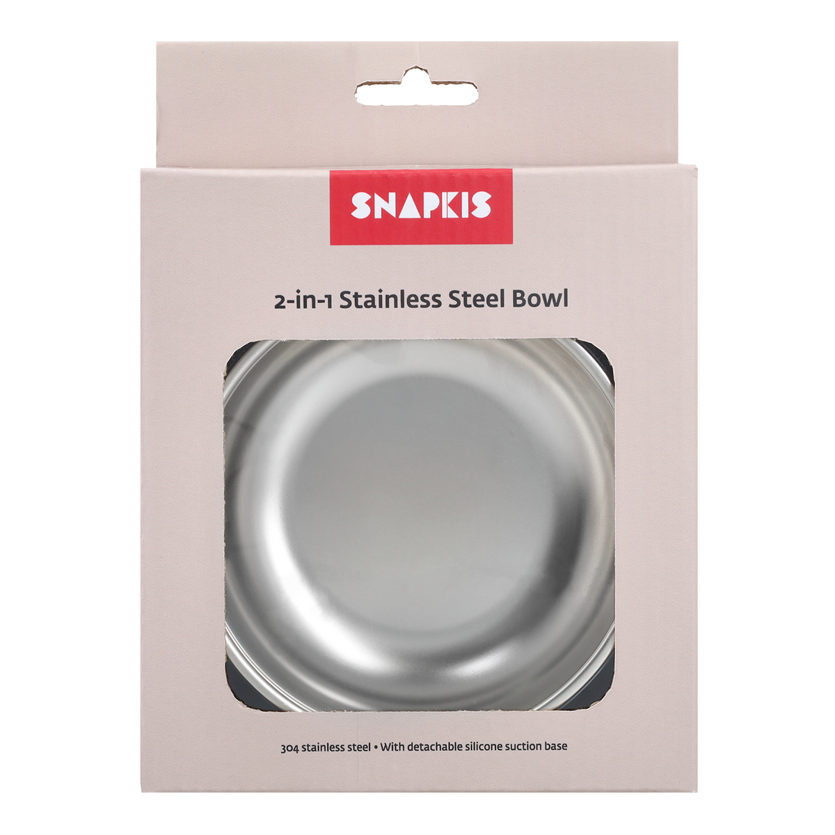 2-In-1 Stainless Steel Bowl - Steel Blue