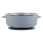 2-In-1 Stainless Steel Bowl - Steel Blue