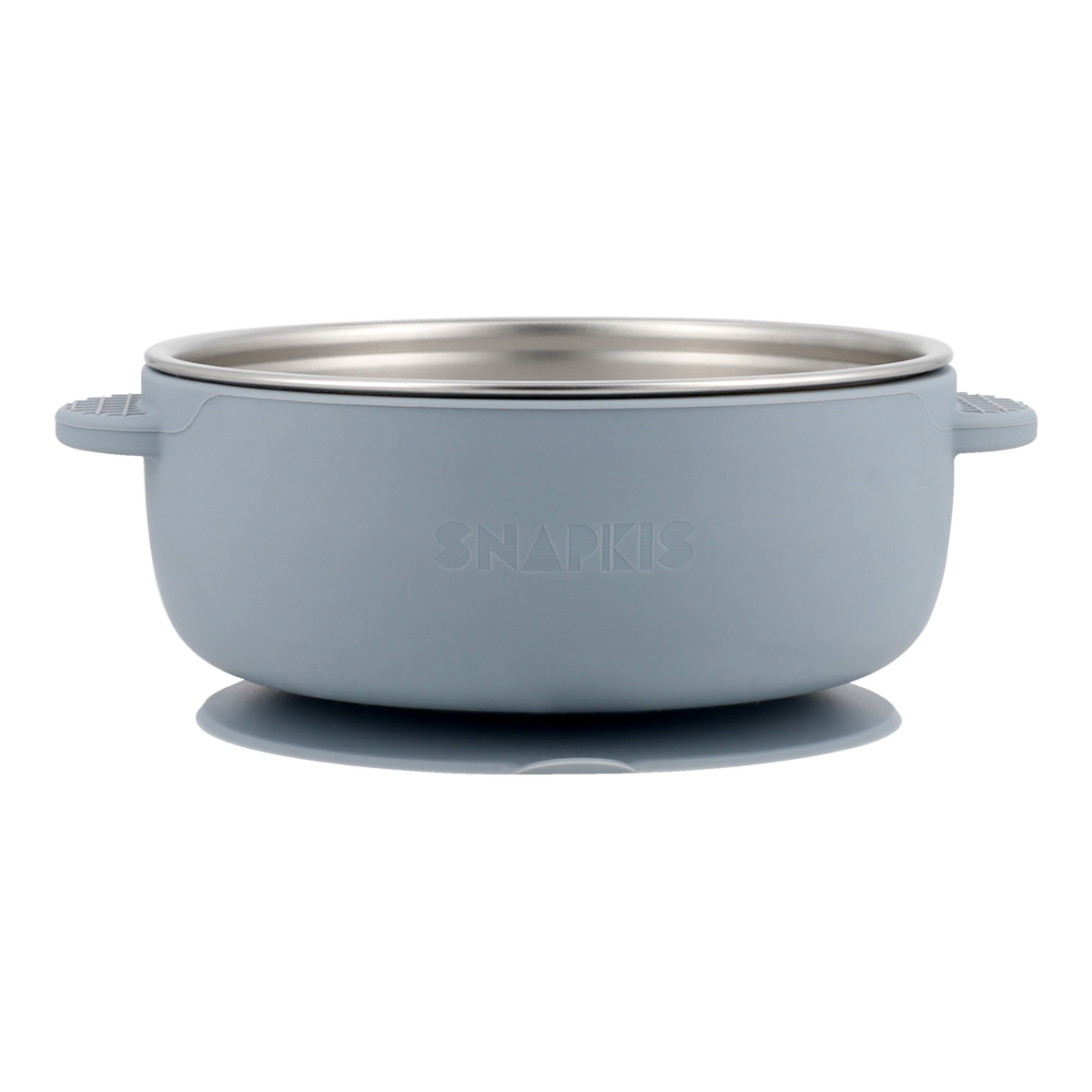 2-In-1 Stainless Steel Bowl - Steel Blue