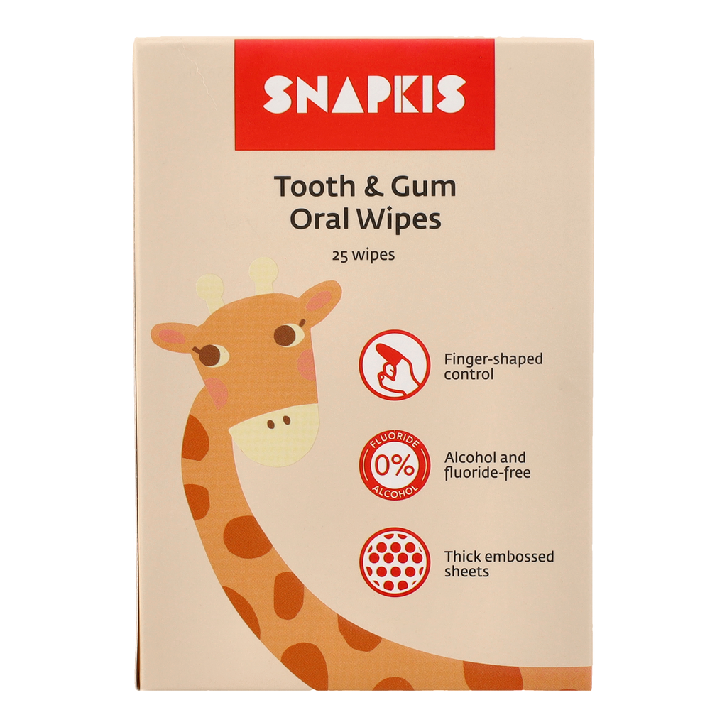 Tooth & Gum Oral Wipes 25pc