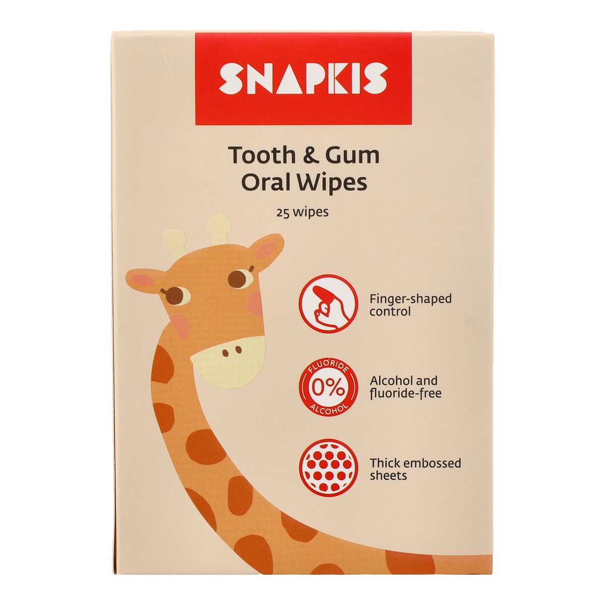 Tooth & Gum Oral Wipes 25pc