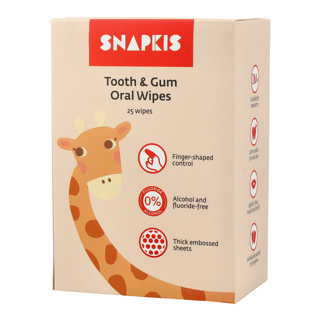 Tooth & Gum Oral Wipes 25pc