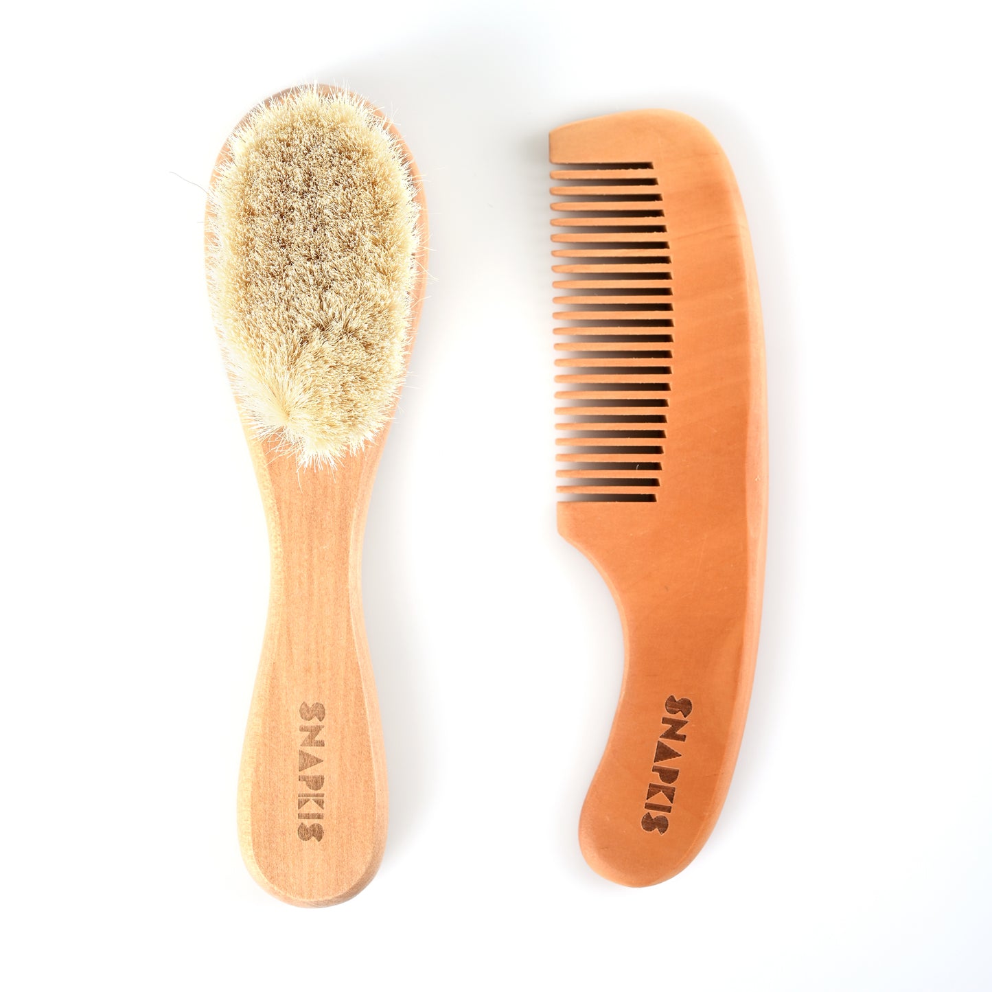 Baby Wooden Brush & Comb Set